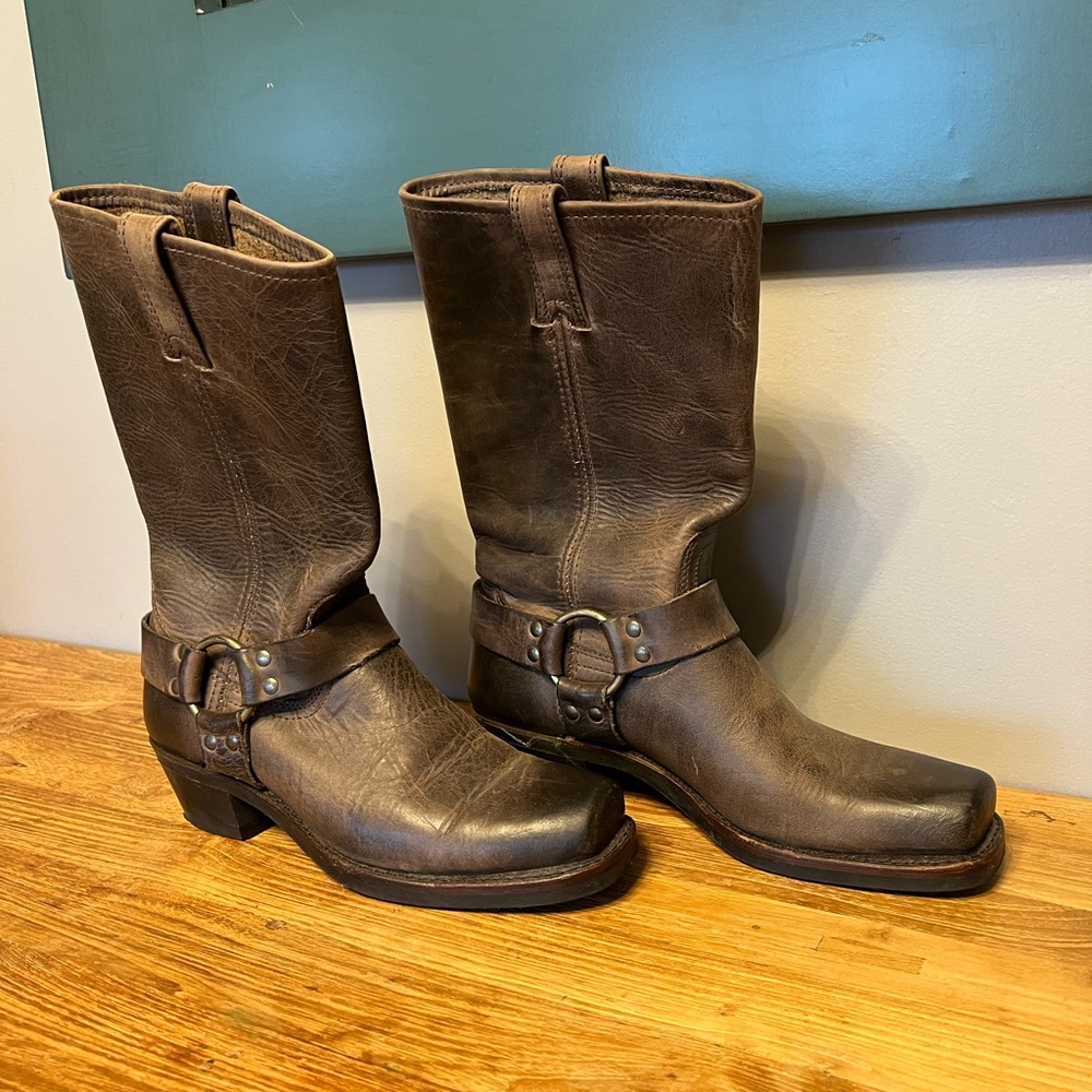 Frye Harness Boots, size 9